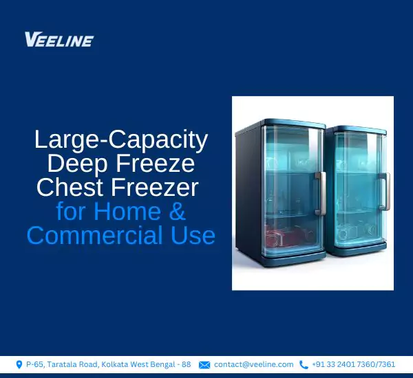 Large-Capacity Deep Freeze Chest Freezer for Home & Commercial Use